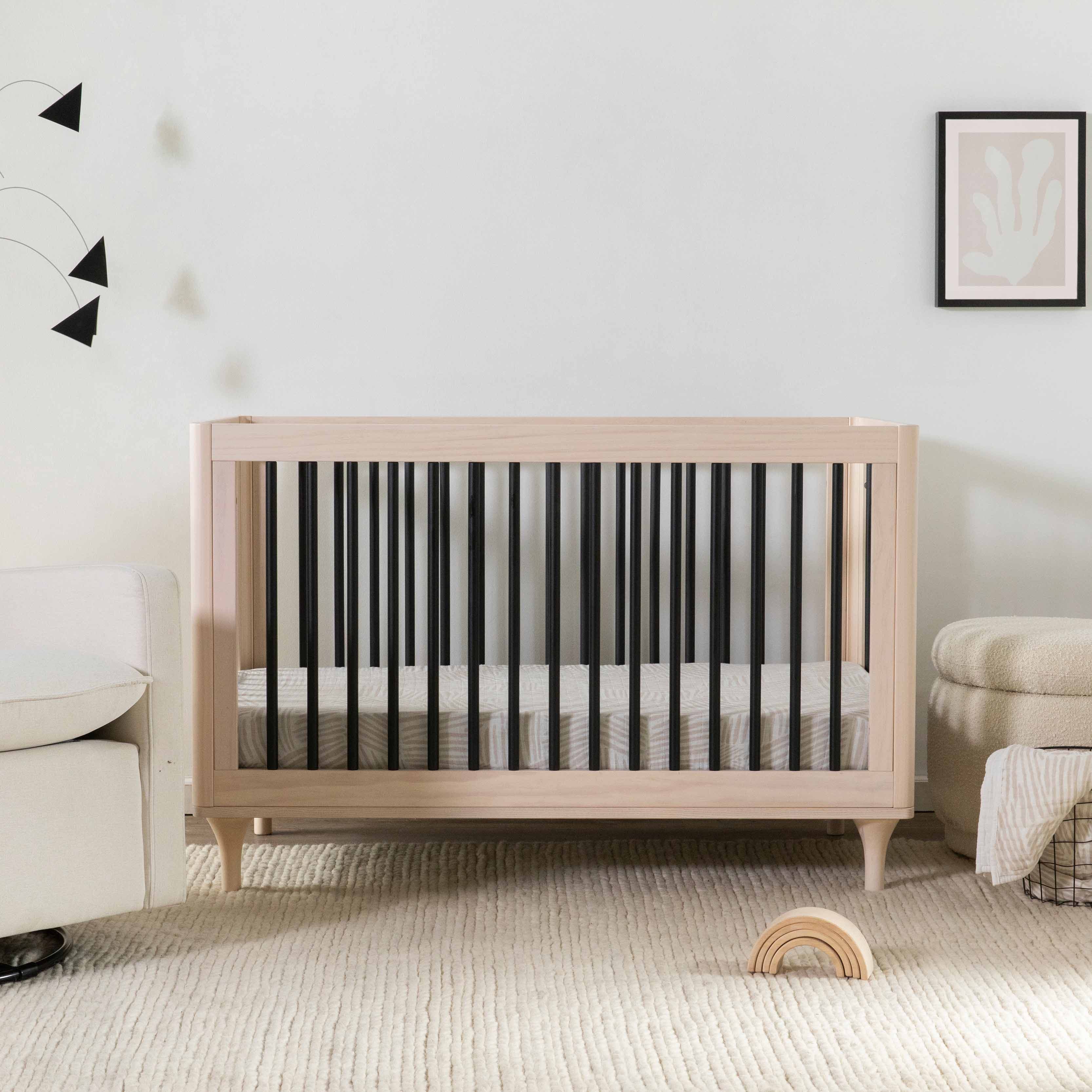 Babyletto Lolly 3-in-1 Convertible Crib with Toddler Bed Conversion Kit