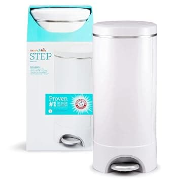 Munchkin STEP Diaper Pail Powered by Arm & Hammer product photo